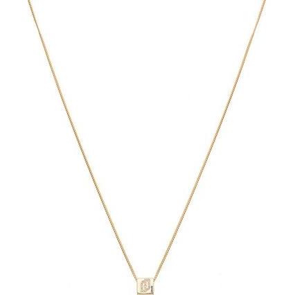 Liu Jo, Halsschmuck, Charming Gold Plated Necklace with Crystals Fashion LJ2002