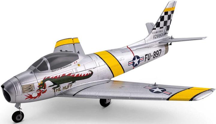 Actual product image E-Flite FLUGZEUG UMX F-86 Sabre 442mm BNF 30mm EDF Jet Basic AS3X SAFE Select (Jet)