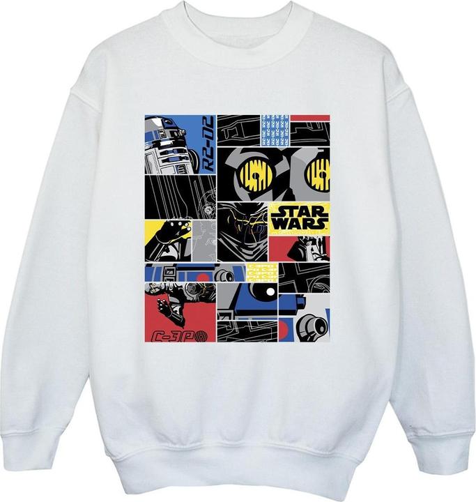 Immagine prodotto Star Wars Droid Montage Felpa Ragazzi (140, 146)