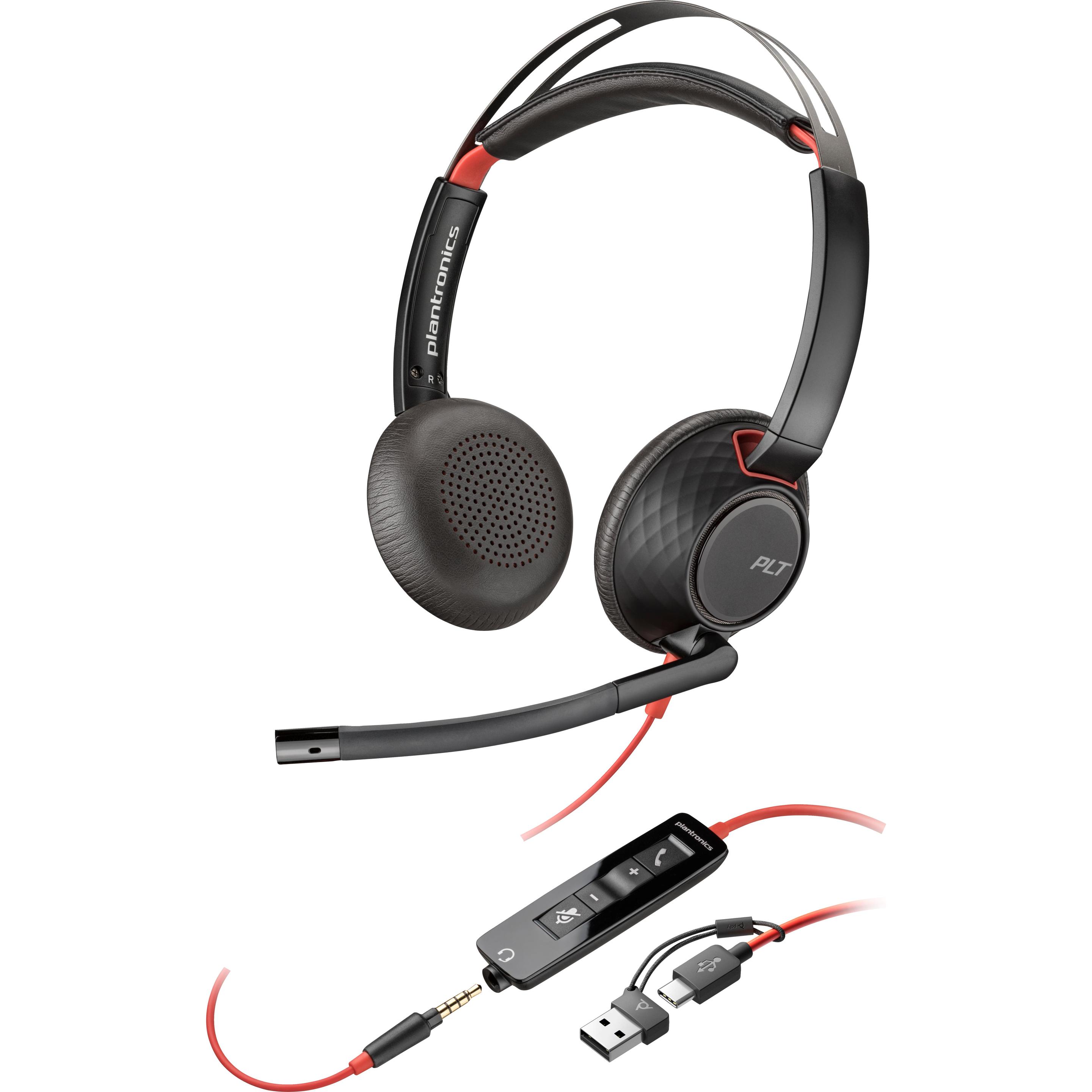 Thumbnail - Poly Blackwire C5220 (Kabelgebunden, USB-C), Office Headset, Schwarz