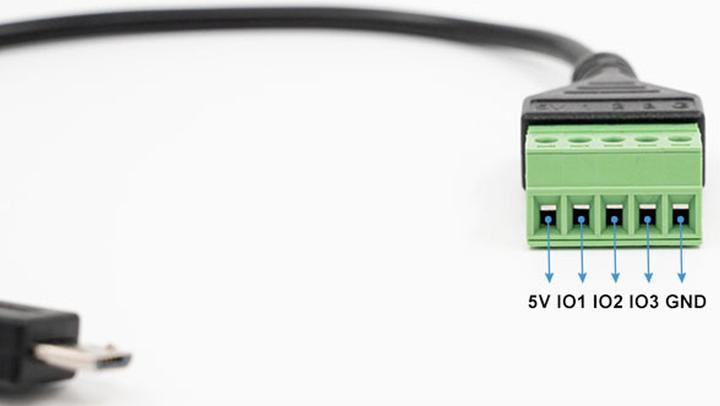 Actual product image Shelly · The Pill · 5-Terminal Add-on