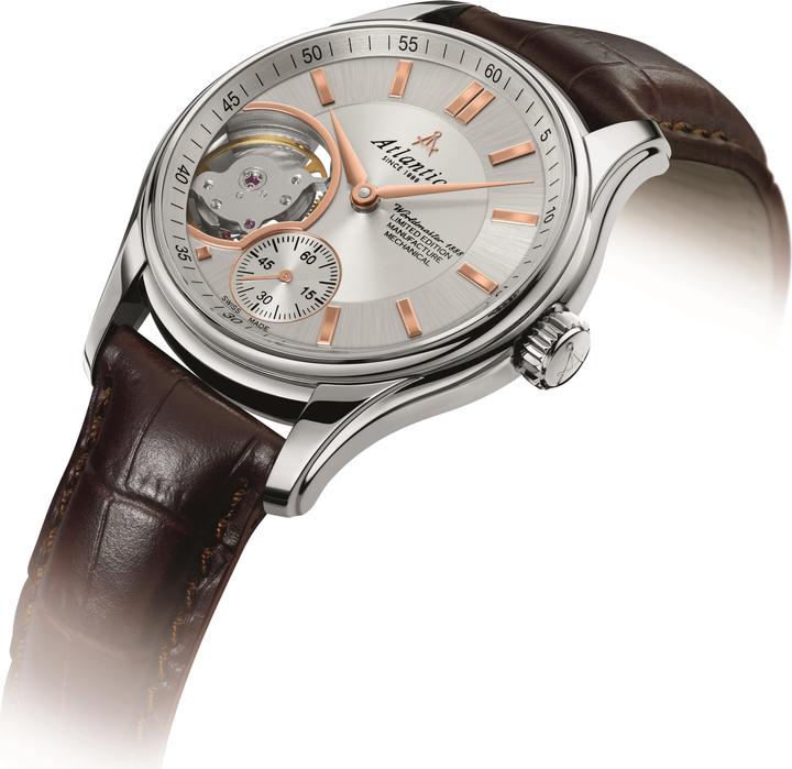 Actual product image Atlantic Worldmaster (Analogue wristwatch, Skeleton watch, Swiss made, 44 mm)