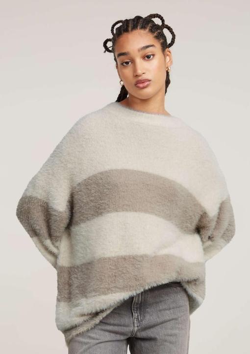 Produktbild G-Star Fuzzy Stripe Loose Knit mit bequemer Passform (XXL)