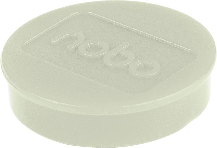 Actual product image Nobo Magnet round 32mm 1915301 white 10 pieces (10 x)
