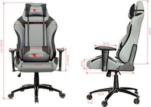 Produktbild RED Gaming chair Fighter C3 Gaming Chair, Gray