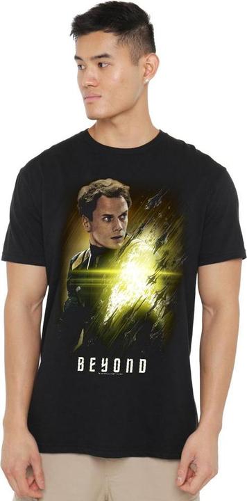 Actual product image Star Trek Beyond Mens Chekov Poster T-Shirt (XXL)