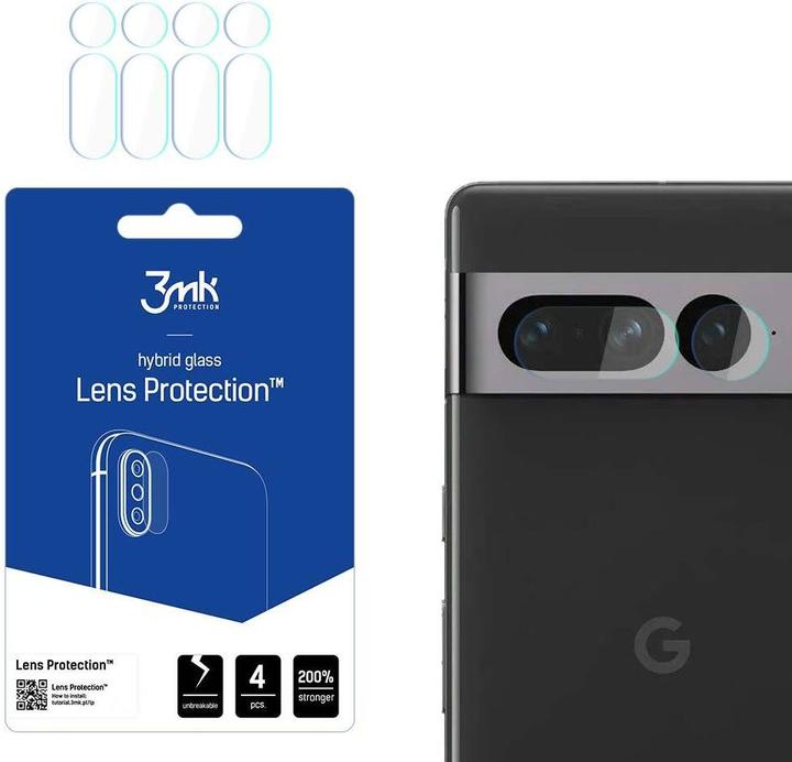 Productafbeelding 3MK Hybride glazen hoofdcamera (1 Stuk, Google Pixel 7 Pro)