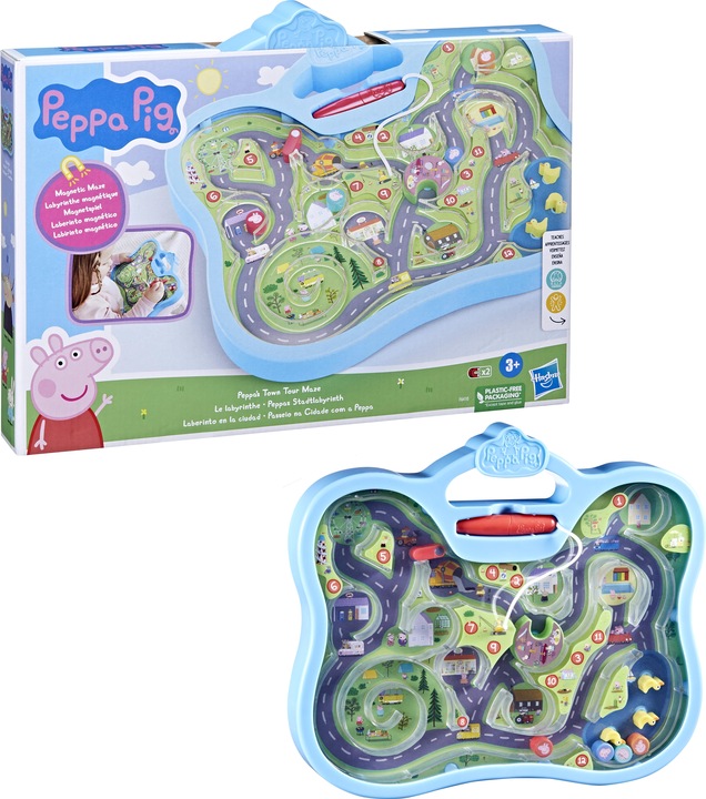 Actual product image Hasbro Toy Peppas City Maze, preschool toys for boys and girls