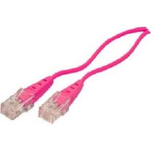 Shiverpeaks BASIC-S ISDN-Anschlusskabel, magenta, 1,0 m RJ45 Stecker, Telefon Zubehör