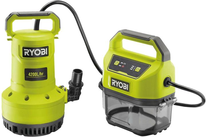 Actual product image Ryobi 18V vandens siurblys (Sewage pump)