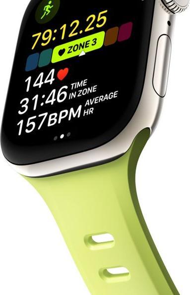 Actual product image Nomad Tempo Band 46mm Lime (20 mm, Plastic)