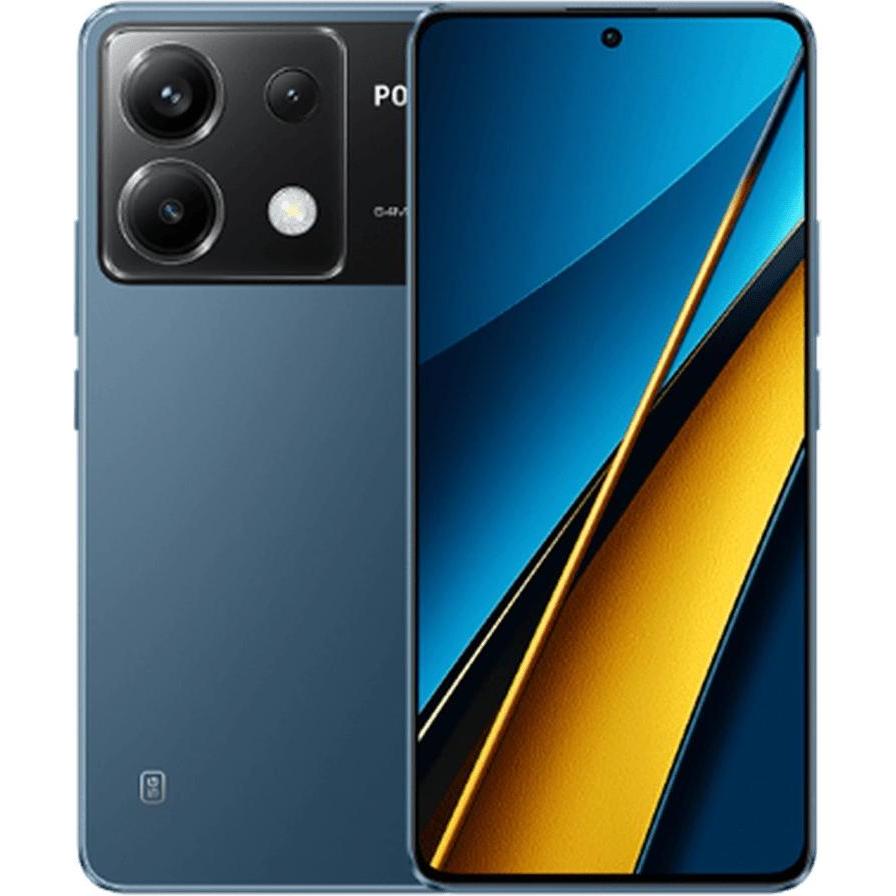 Xiaomi Poco X6 (256 GB, Blue, 6.67", Dual SIM, 64 Mpx, 5G), Smartphone, Blau