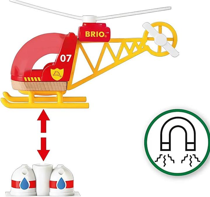 Produktbild Brio Feuerwehr Hubschrauber