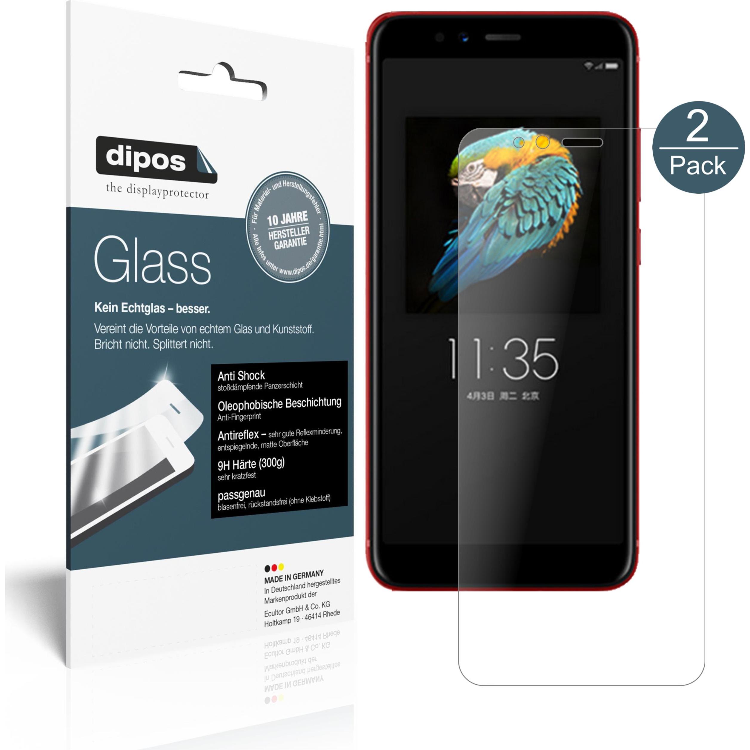 Dipos Displayschutz Anti-Shock (1 Stück, Lenovo S5 (2018)), Smartphone Schutzfolie, Transparent