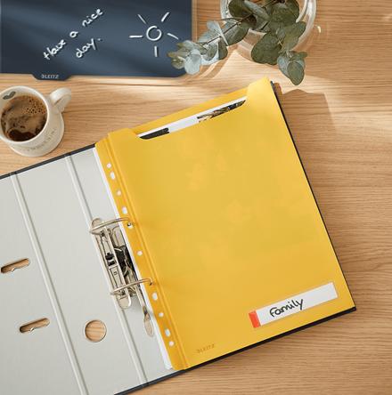 Actual product image Leitz Inserts folder Cosy Privacy Maxi cover Yellow (A4, 3x)