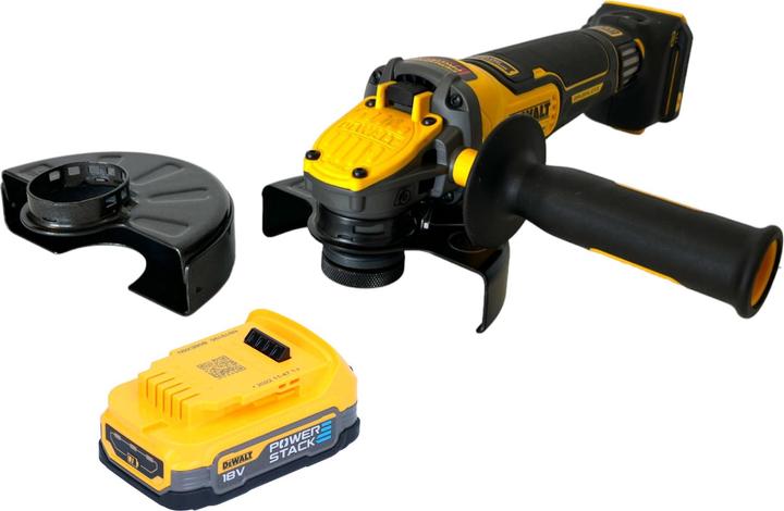 Actual product image DeWalt DCG 416 VS N Cordless angle grinder 18 V 125 mm brushless + 1x PowerStack battery 1.7 Ah - without (125 mm)