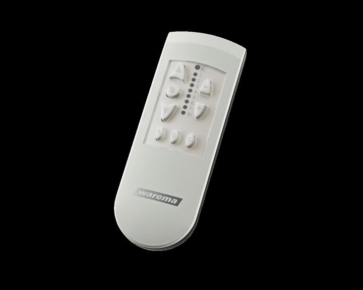 Actual product image Warema 2035343 EWFS hand-held transmitter 8-channel white (Device-specific remote control, Radio Frequency (RF))