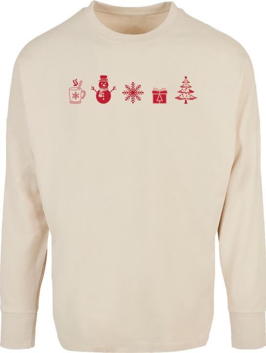 Image du produit Merchcode Christmas Elements T-shirt long - 181763 (XL)