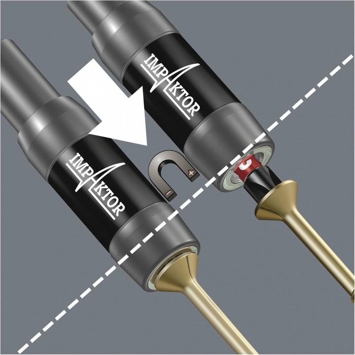 Actual product image Wera Bit-Check 10 Impaktor 1 (25.4 / 4 mm)