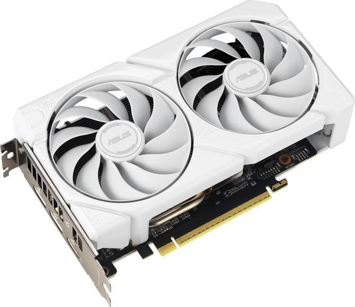 Actual product image ASUS DUAL-RX9060XT-16G-WHITE 16GB GDDR6 HDMI DP (16 GB)