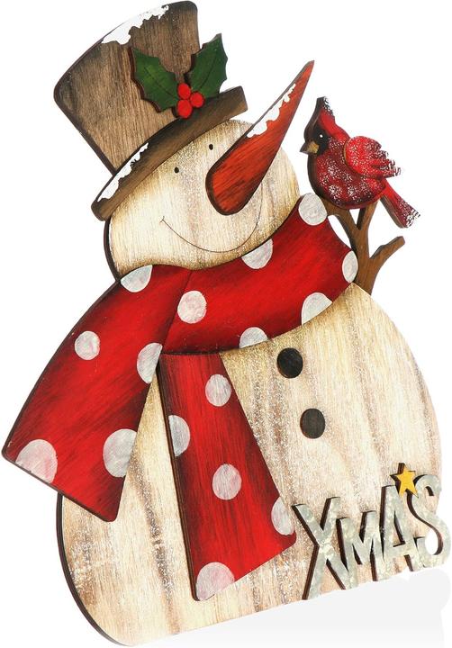 Actual product image Com-four Snowman stand-up display