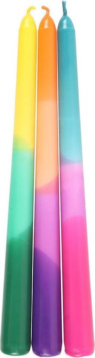 Something Different - Ensemble Bougie conique motif/style Trempé AURA ENERGY (3 pcs)