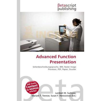 Advanced Function Presentation, Fachbücher
