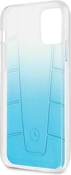 Image du produit Mercedes MEHCP12SCLGBL iPhone 12 Mini 5.4 "Bleu / Blue Hard Case avec ligne transparente (Apple iPhone 12 mini)