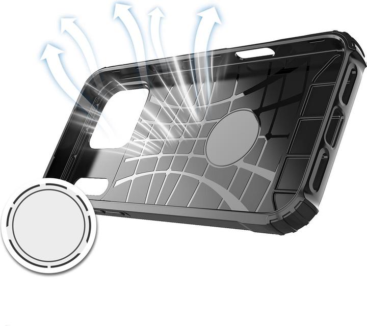 Actual product image Hurtel Hybrid Armor Case für iPhone 17 Pro Max - Schwarz (Apple iPhone 17 Pro Max)