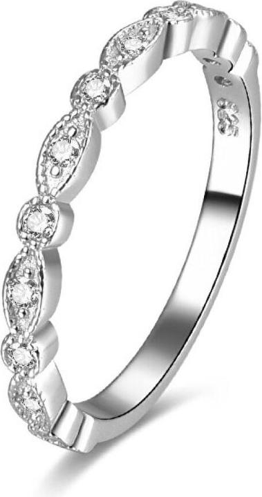 Produktbild Beneto Silver ring with zircons AGG167 - Circuit: 54 mm (L) (54)