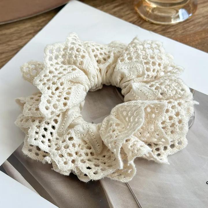 Immagine prodotto Avizar Scrunchie Bestickte Spitze Rosemarie (Elastico per capelli)
