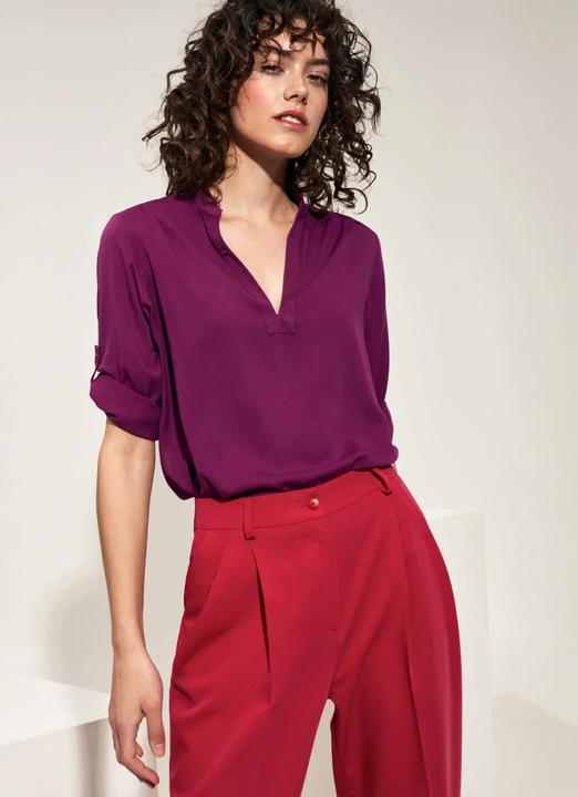 Immagine prodotto Nife Blusa in viscosa con maniche arrotolate donna (34)