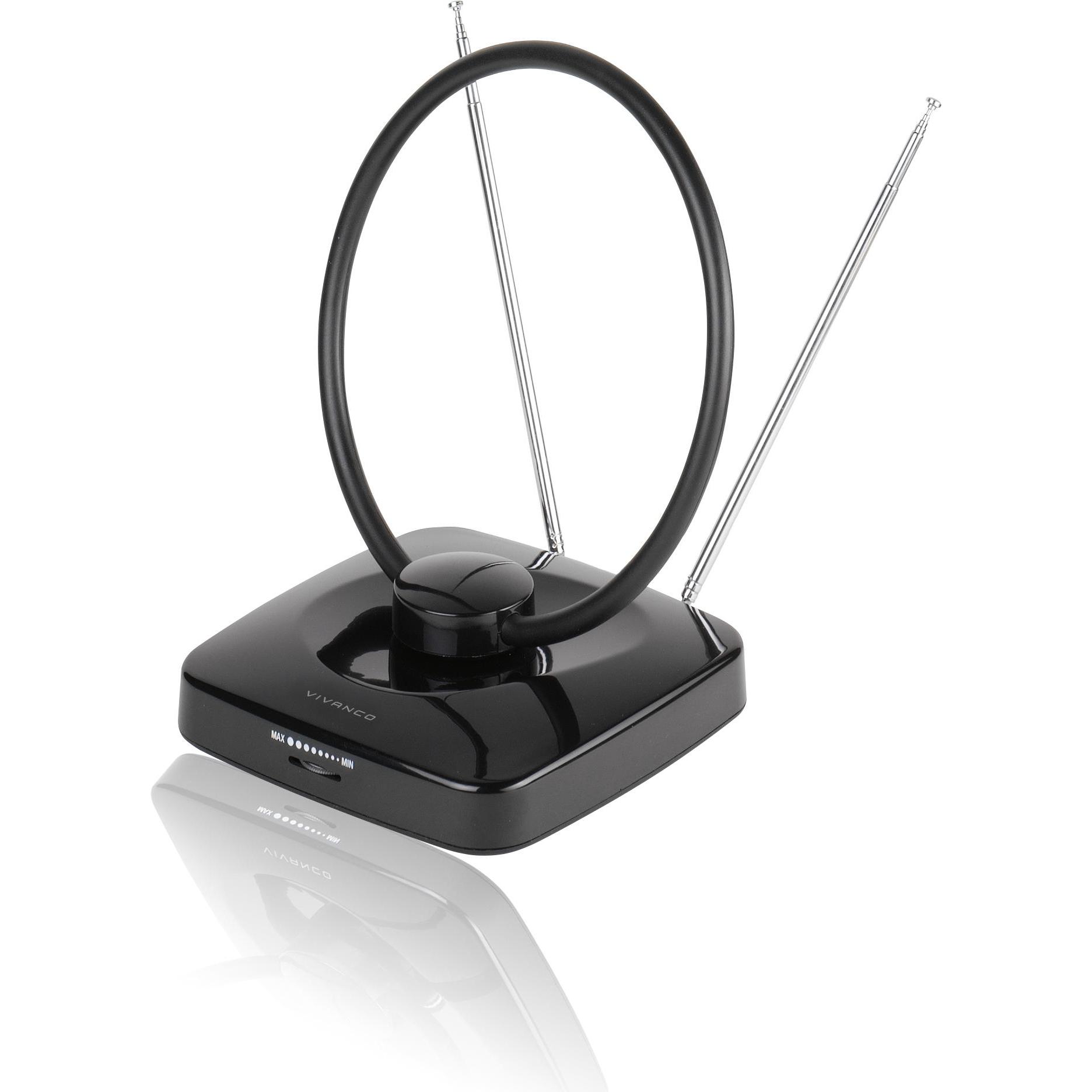 Thumbnail - Vivanco Tva 3040 (DVB-T / -T2, DAB/ DAB+, UKW / MW / LW), SAT Spiegel + SAT Antennen, Schwarz