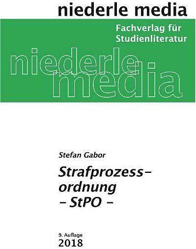 Produktbild Strafprozessordnung - StPO - (Deutsch, 2021)