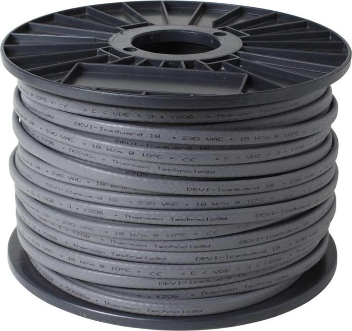 Danfoss Bande chauffante Gouttière/surface 18W/m 230V 98300809