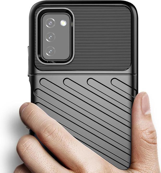 Image du produit Hurtel Thunder Case Flexible Tough Rugged Cover TPU Case pour Samsung Galaxy A03s noir (Samsung Galaxy A03s)