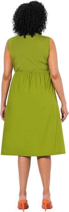 Actual product image Ulla Popken Poplin Panel Sleeveless Dress (62)