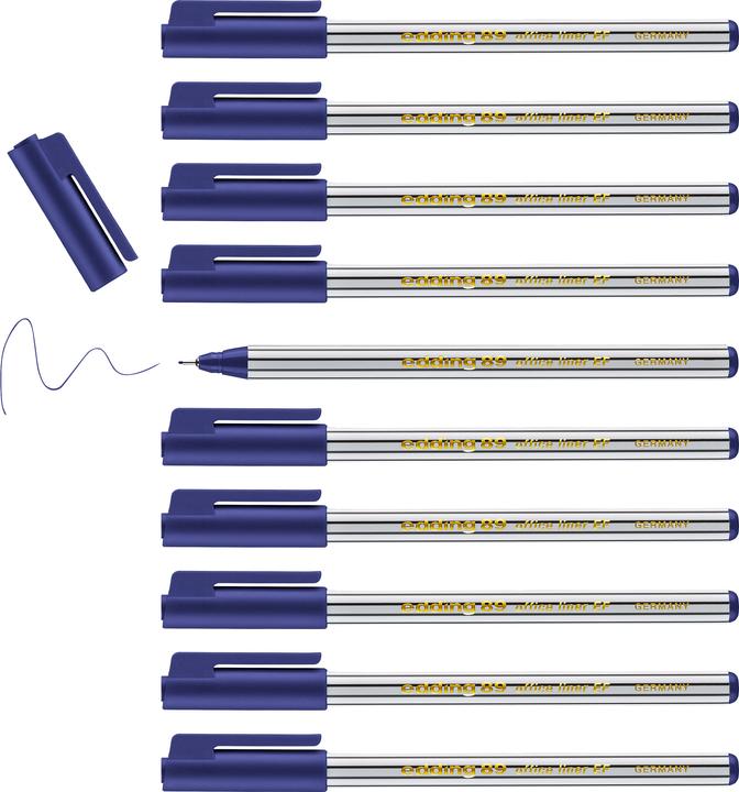 Produktbild Edding Fineliner 89 officeliner (Blau, 1 x)