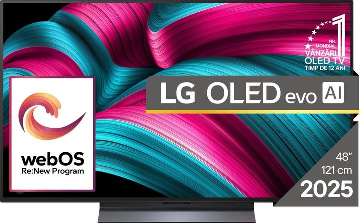 Actual product image LG TV (48", OLED, 4K, 2025)