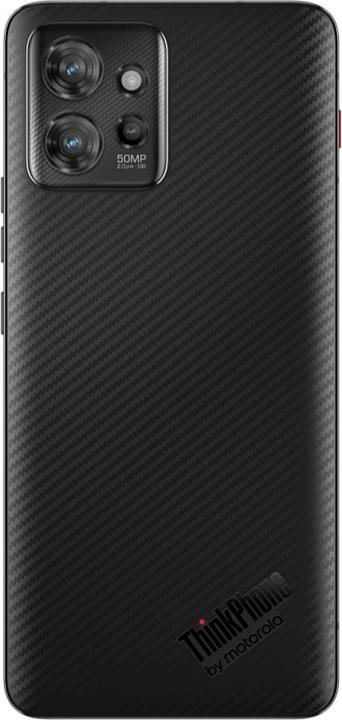Actual product image Motorola ThinkPhone - 5G smartphone - dual-SIM - RAM 8 GB / Internal Memory 256 GB - pOLED display - (256 GB, Carbon black, 6.55", Dual SIM, 5G)
