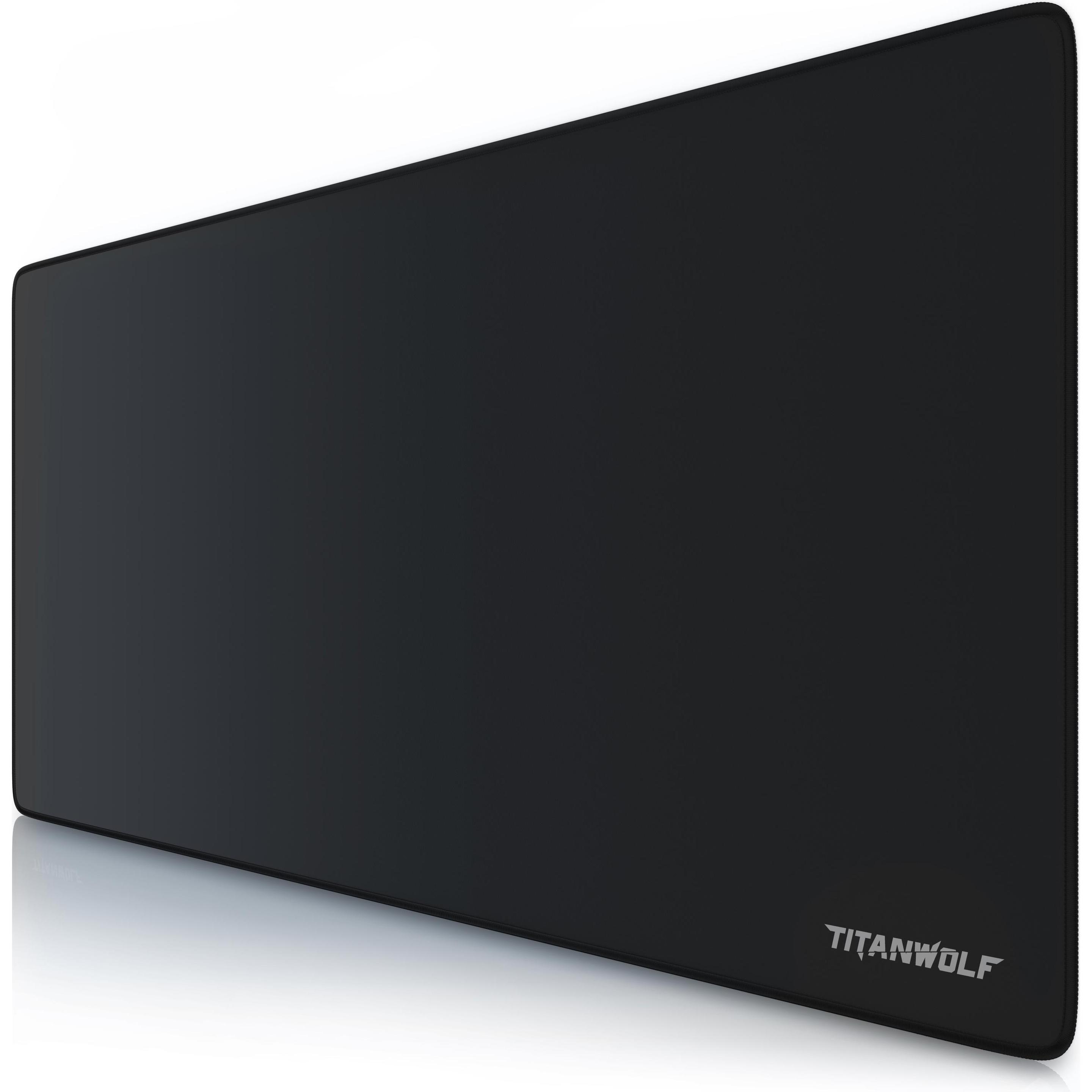 Titanwolf Gaming Mauspad, 900 x 400mm XXL Mausmatte, verbessert Präzision & Geschwindigkeit, Schrift (XXL), Mausmatte, S...