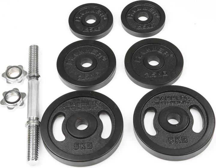 Produktbild Hammer Fitness Kurzhantel-Set 30 mm 20 kg