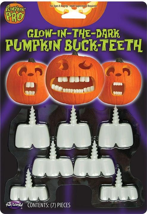 Produktbild Fun World Division Schneidezähne für Halloween-Kürbisse (7 Stück)