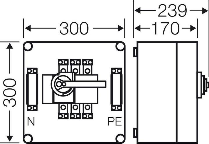 Image du produit Hensel Boîtier de commutateur de charge