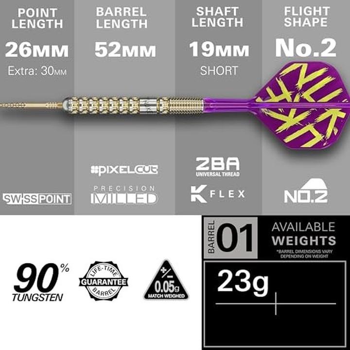 Image du produit Target Luke Littler G1 Prodigy SP (23 g)