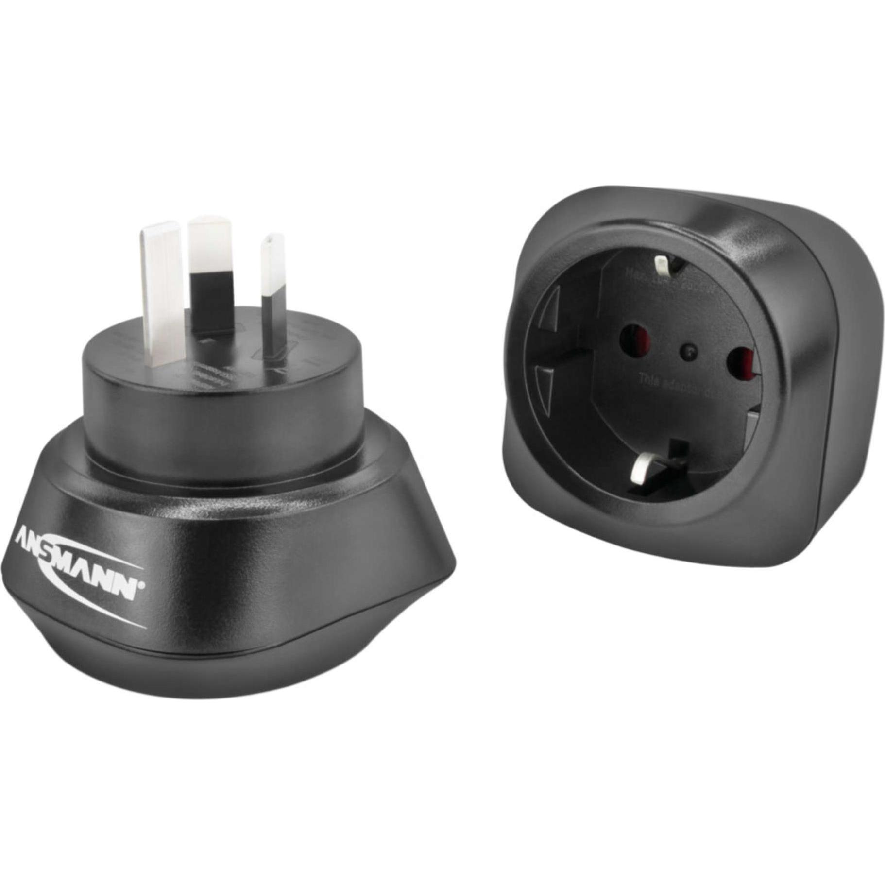 Ansmann, Reiseadapter, Reisestecker EU to AU