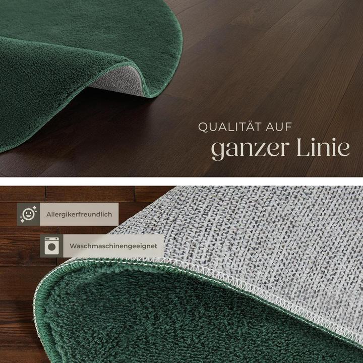 Image du produit tectake tapis à poils ras Soft Zone (120 x 120 cm)