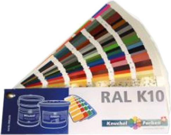 Knuchel RAL K-10 color chart