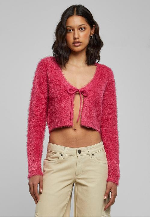 Immagine prodotto Urban Classics Cardigan da donna in piuma con cravatta - 117653 (5XL)