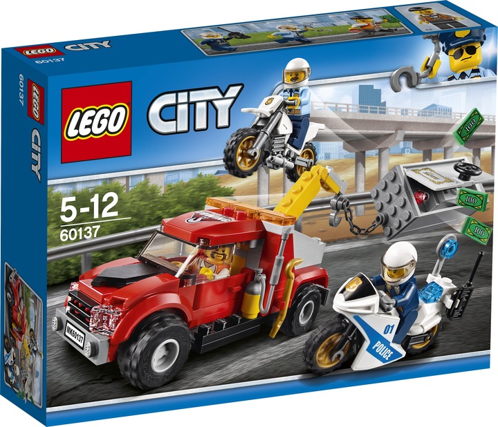 Immagine prodotto LEGO Un carro attrezzi sulla strada (60137, LEGO City)